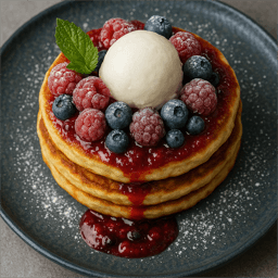 Pancakes with Berries